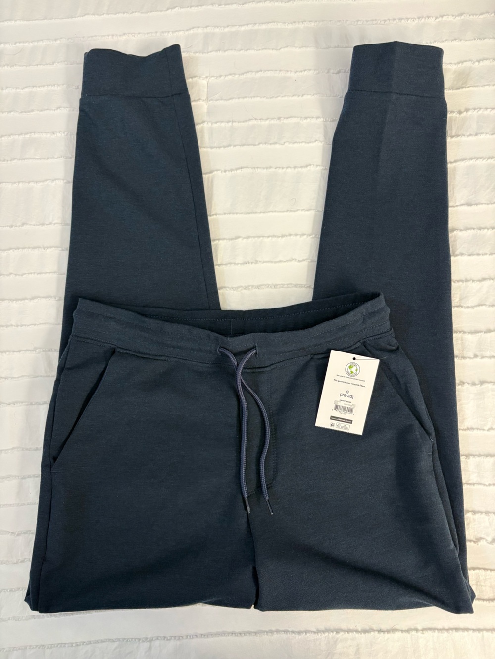 Mens Navy Blue Pull-On Jogger Pants